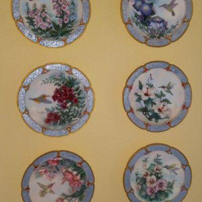 great applied work   hummingbirds plates