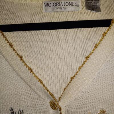 Victoria Jones Christmas sweater