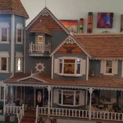 victorian.doll.house kit  with over 450 items