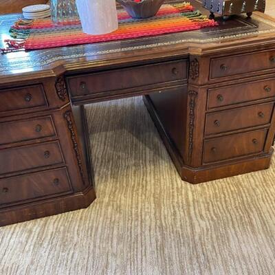ONE-OF-A-KIND PARTNER DESK REPLICA COFFEE TABLE