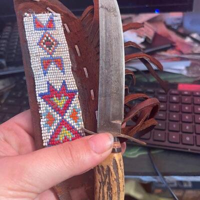 Navajo Knife with Pattern 