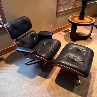Mid century modern original Eames chairs x 2 plus stools and Herman miller side tables x2