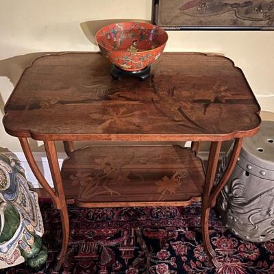 GALLÃ‰ MARQUETRY TABLE