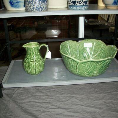 Cabbage Leaf Pottery from Poland