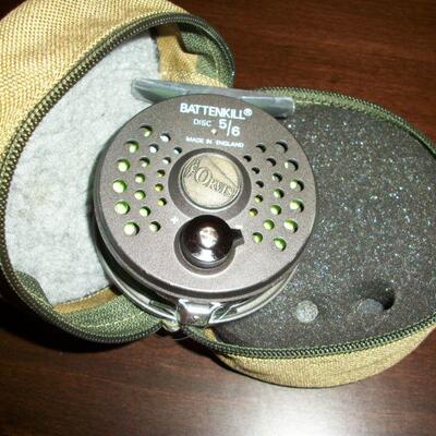 Orvis Reel shown with case