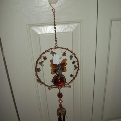 Metal and Glass art Fairy Wind chime