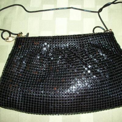 Black Mesh Purse