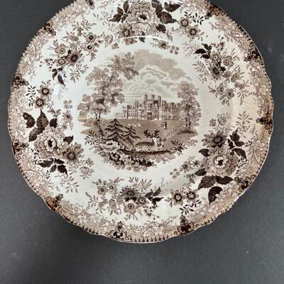 Brown/ White Transfer Plate 9â€