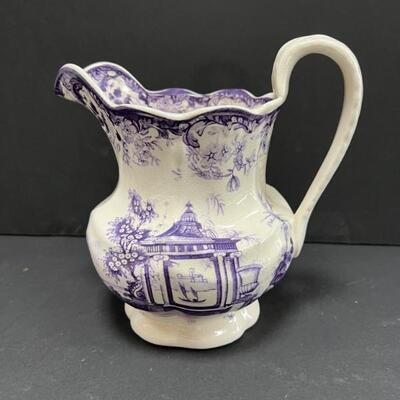 Rare Purple Transfer Ware  7â€