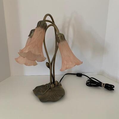 Vintage Lily Pad  3 Light Lamp