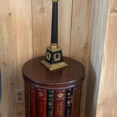 Round Wood Accent Table ( there are 2)