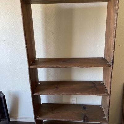 Handcrafted Rustic Farmhouse Shelving Unit