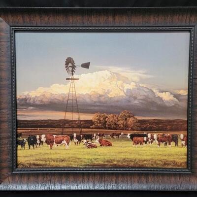 Signed Giclee 'Summer Pasture' by Bonnie Mohr