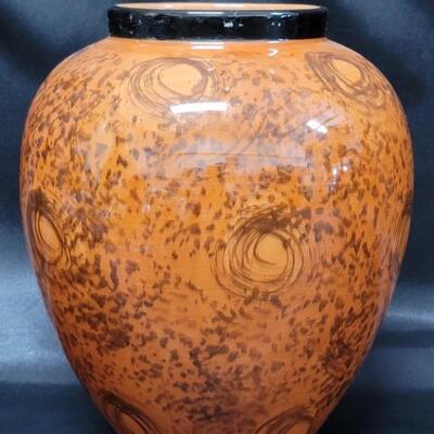 Glazed Decorative Vase by CFD, Portugal