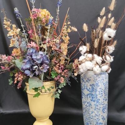 Large Decorative Faux Floral Arrangements