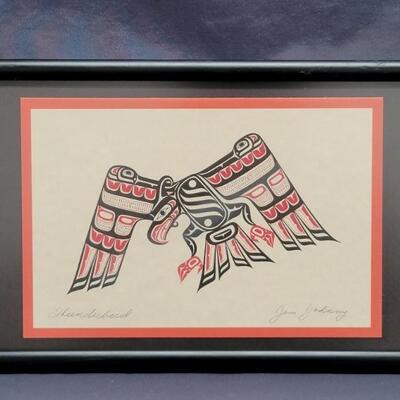 Signed Print of Thunderbird, Native American Art