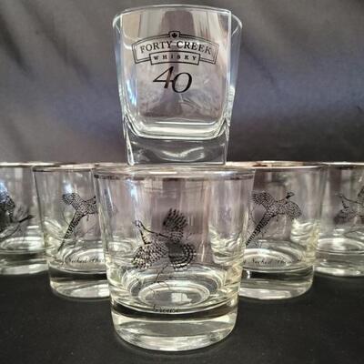 (6) Forty Creek Whisky Rocks Glasses Bar Ware
