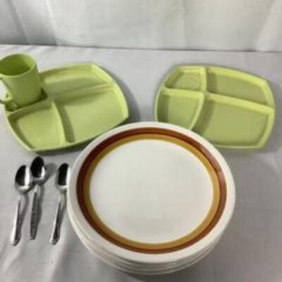 1970's Plates and Trays