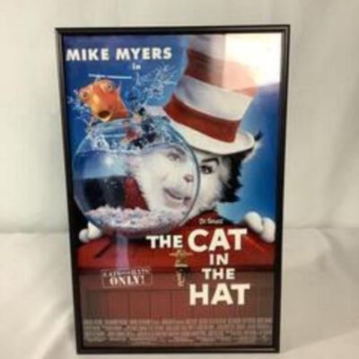 Mike Myers The Cat In The Hat Movie Poster Framed