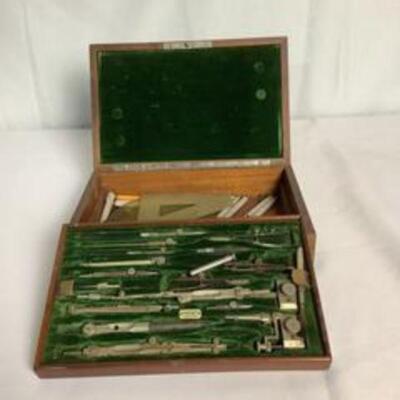 Vintage Drafting Set