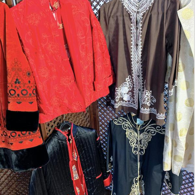 Beautiful Asian Accent styled clothing
