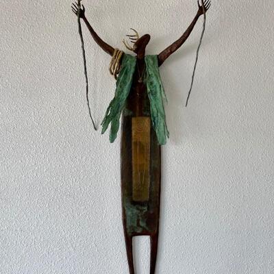 "Artist: Bill Worrell (American, b. 1936)â€¨Title: The Shaman of Peaceâ€¨Signature and Edition: Bill Worrell, 03/16/03 6:26p.m....