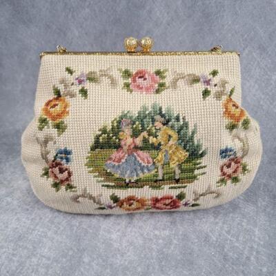needlepoint purse