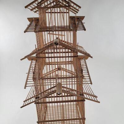 bamboo bird cage