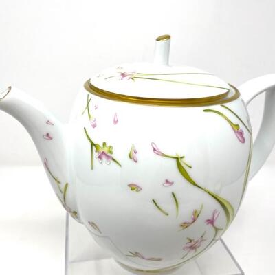 Haviland Limoges Amaryllis Teapot Tea Pot France 