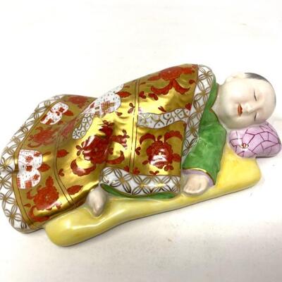 Herend Japanese Sleeping Boy In Good Used Condition 