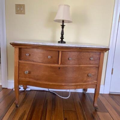 Antique w beautiful marble top 