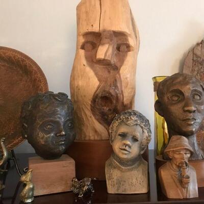 Bronze to Wooden Faces 