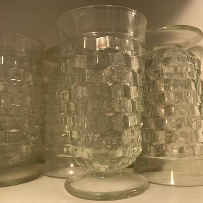 Vintage Water Goblets, Colonial style