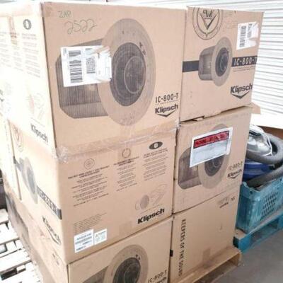 #2522 â€¢ 12 JBL Control 200 Series Speakers Picture on Boxes is Not Included