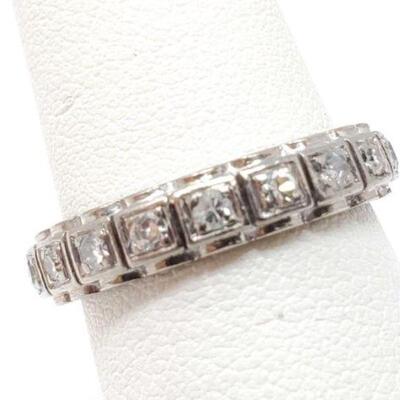 #622 â€¢ 18K Gold Diamond Ring, 3.8g Weighs Approx: 3.8g Ring Size: 6.5
