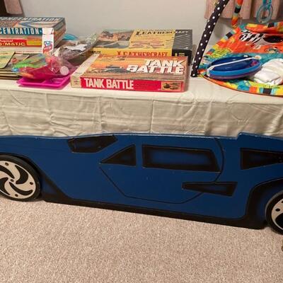 Twin race car bed