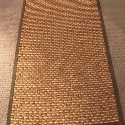 hemp rug $95
5 X 3'