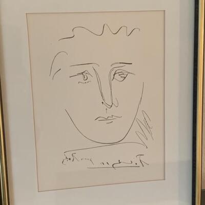 Original Pablo Picasso Etching, 