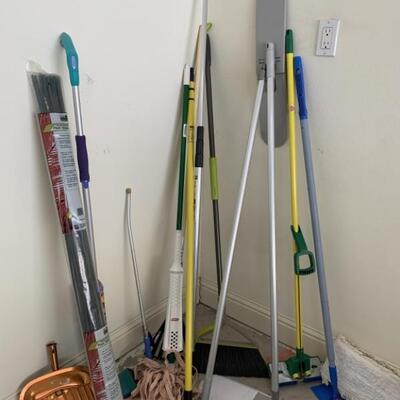 Mops and Brooms Galore + a Dust Pan