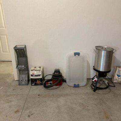 Gas deep fryer