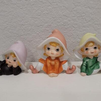 (3) Collectable Homco Figurines, Taiwan