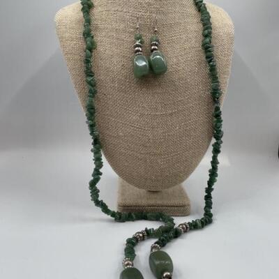 Nephrite Jewelry Set