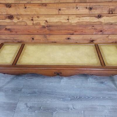 Vintage Chippendale Coffee Table w/ Golden Inserts