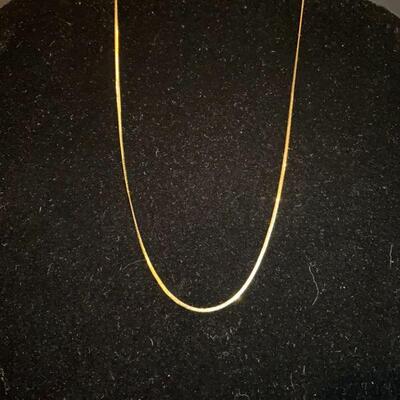 14K gold necklace 