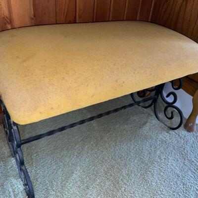 Iron Accent Bench
