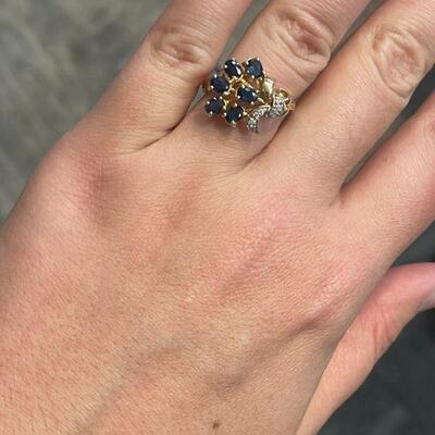 sapphire diamond ring