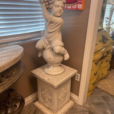 marble cherub