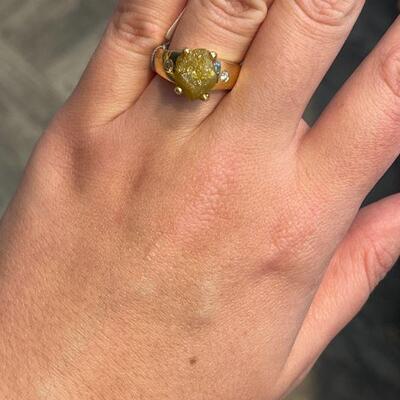Rough Diamond Ring
