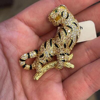 tiger brooch