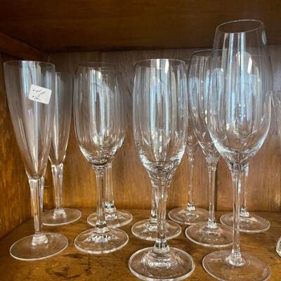 champagne flutes